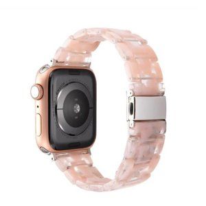 NEW Resin Pink Strap Band for Apple Watch